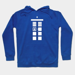 Minimal TARDIS Hoodie